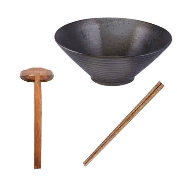 Ceramic Ramen Bowl Set KOKOPRIME Japanese Bowls Large Ceramic Soup Bowls Ramen Bowl Set with Chopsticks Ceramic Bowls with Lids Traditional Japanese Tableware Asian Dining Ceramic Set Microwave Safe Ceramic Bowls Dishwasher Safe Japanese Bowls Japanese Ceramic Gift Set