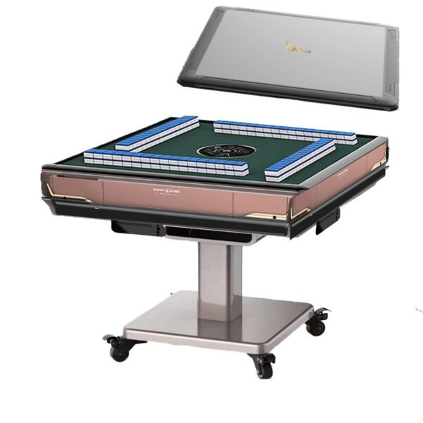 Luxury Silent Automatic Mahjong Table - High Efficiency, Durable Build, Quiet Operation, USB Charging Ports, Premium Family Entertainment