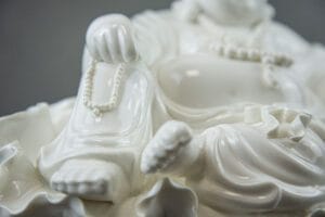 Jade Green Feng Shui Wealth Buddha Statue by KOKOPRIME
