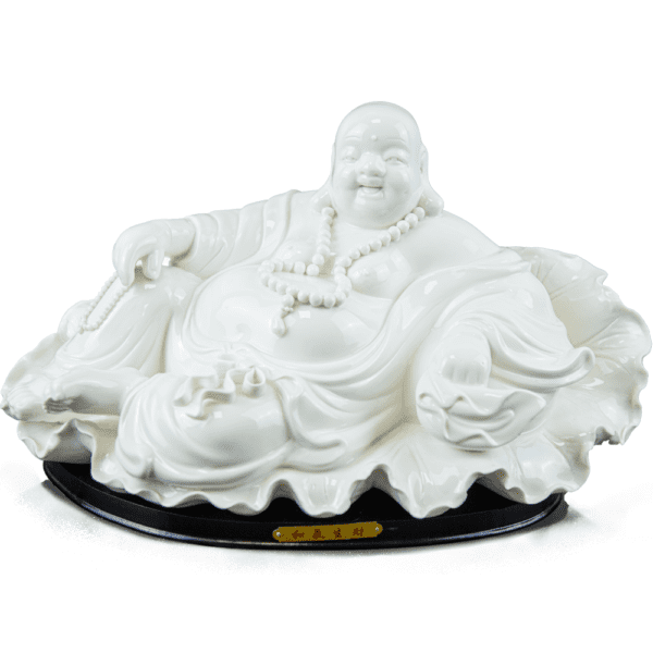 Jade Green Feng Shui Wealth Buddha Statue by KOKOPRIME