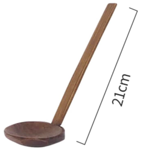 KOKOPRIME Japanese handcrafted wooden spoon for soup, rice, and curry